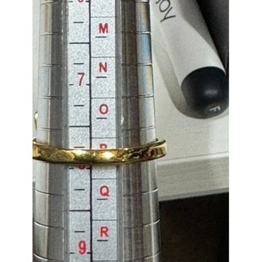 Gold Tone‎ Butterfly Ring Crystal Accents Baguette Stones Size 8 Statement Ring